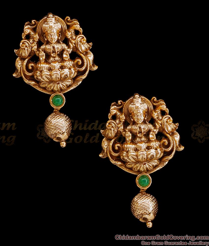 Lakshmi Design Antique Stud Earring Temple Jewelry ER4460