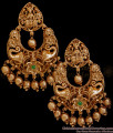 High Quality Gaja Lakshmi Design Antique Earring Wedding Jewelry ER4470