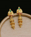 Stylish Gold Design 3 Layer Gold Jhumki Meenakari Design ER4502