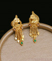 Beautiful Peacock Design Screw Back Earring Forming Collections ER4510