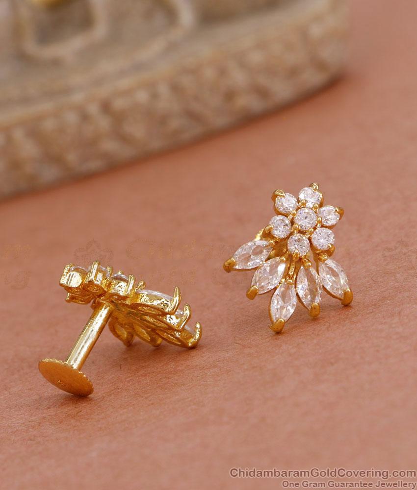 Stylish 1 Gram Gold Stud Earring For College Girls ER4569