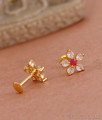 Small Ad Stone Gold Studs For Regular Use With Price ER4580