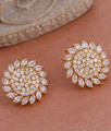 American Diamond Flower Stud Earring Shop Online ER4584