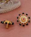 New Model Black Crystal Studs Gold Imitation Earring Online ER4587