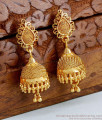 Elegant Net Pattern Gold Imitation Earings Wedding Jhumkas ER4627