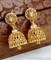 One Gram Gold Jhumki Earring Bridal Jewelry Designs ER4688