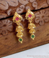 Kerala Gold Imitation Adukku Jhumki Stone Earring ER4690