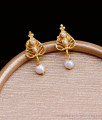 Buy Heart Shaped Gold Plated Pearl Earring Online ER4693