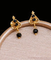 Black Crystal Gold Designer Stud Earring For Women ER4694