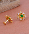 Buy One Gram Gold Ad Stone Stud Earrings Online ER4705