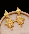 New Model Floral 1 Gram Gold Earring For Daily Use ER4711