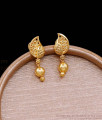 Plain Gold Finish Mango Design Stud Earring Online ER4722