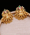 Premium Quality Lakshmi Design Gold Earring With Stone ER4727