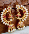 Premium Gold Imitation Bridal Jhumka Pearl Earring ER4749