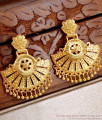 Two Gram Gold Dangler Earring Collections For Wedding ER4750