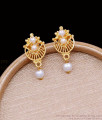 Full Gold Plated Light Weight Pearl Stud Earring Shop Online ER4768