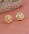 Latest 1 Gram Gold Gold Screw Back Diamond Studs Online ER4776