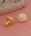 Latest 1 Gram Gold Gold Screw Back Diamond Studs Online ER4776