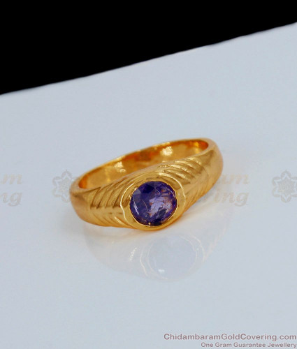 Buy Blue Sapphire Stone Gold Rings Online - Gold Ring Collections | Jos  Alukkas Online