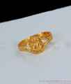 Vinayagar Design Original Impon Finger Ring Collections From Chidambaram Gold Covering FR1103