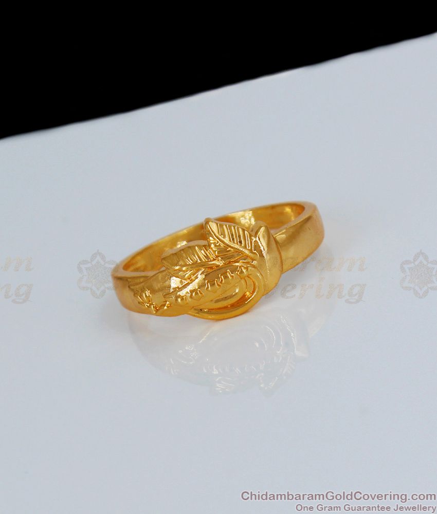 Daily Wear Leaf Design Original Impon Finger Ring Collections FR1106