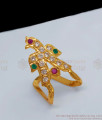 Attractive Vanki Type Ruby Emerald Impon Finger Ring FR1115 