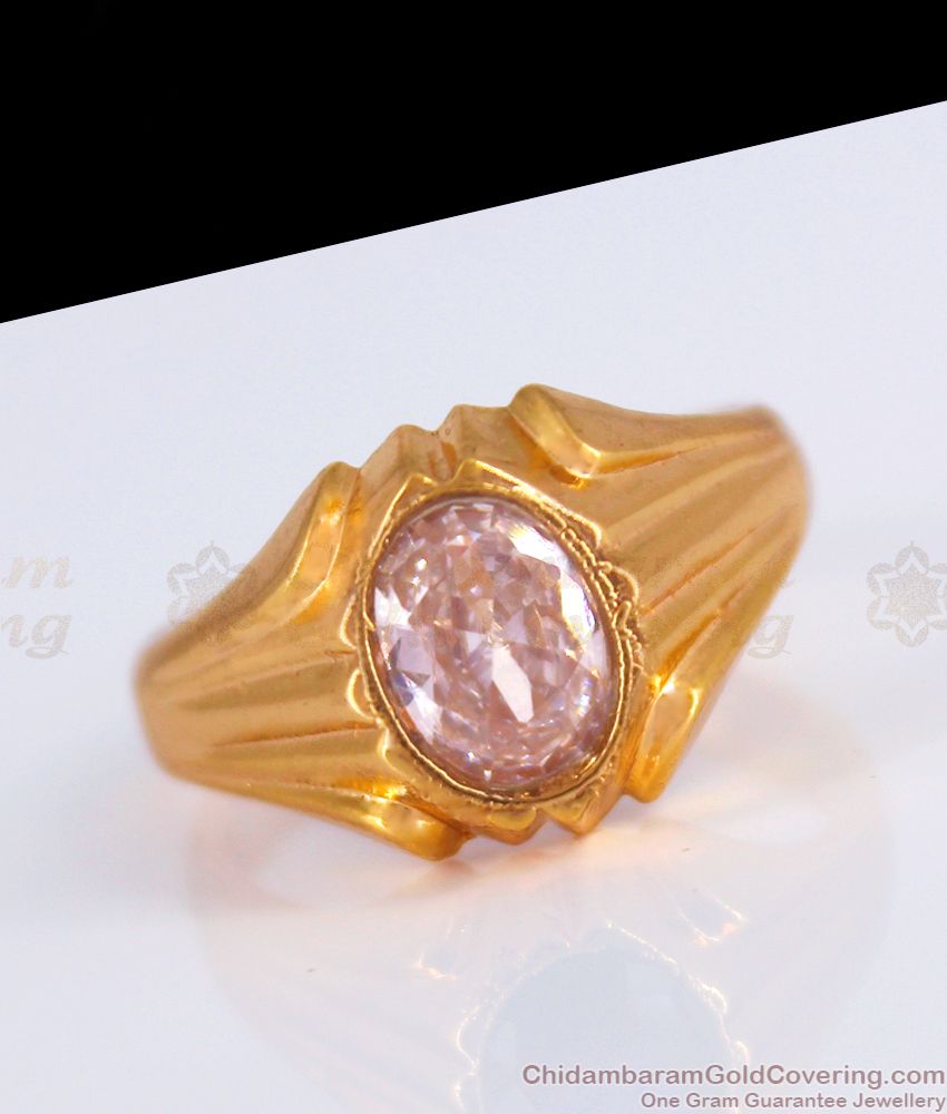 Buy quality 22K/916 Gold Single Stone Designer Ring in Ahmedabad