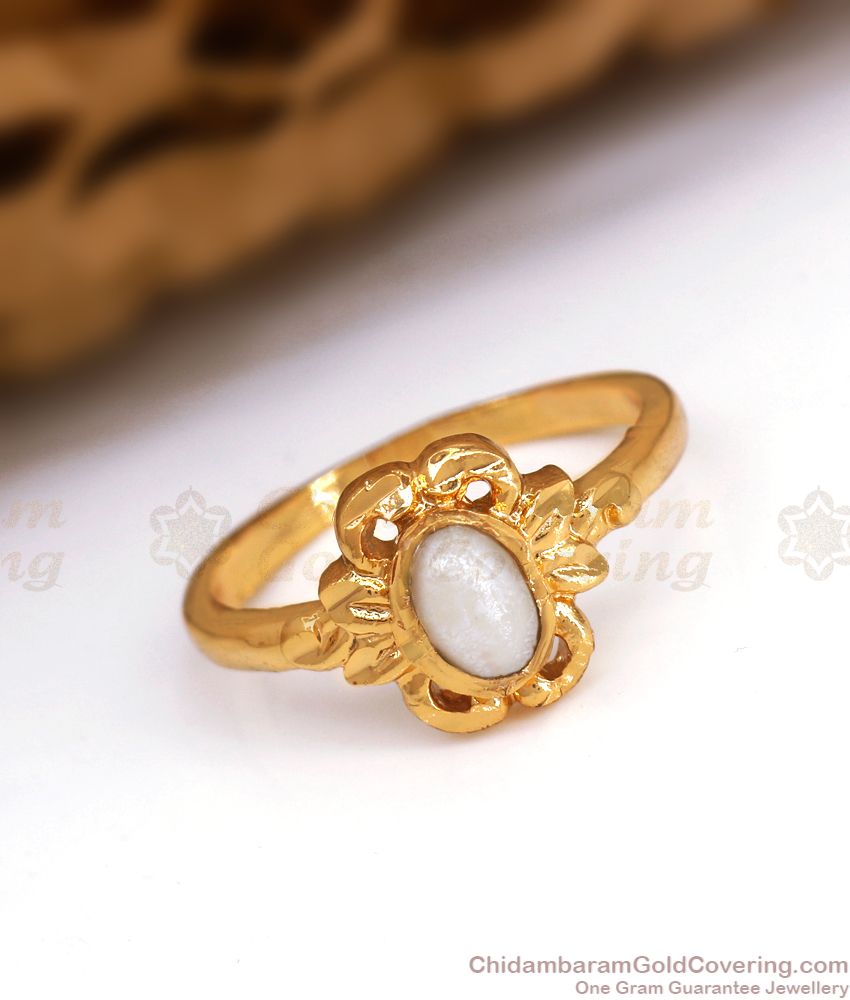 Fashion sunflower shape ring natural freshwater pearl adjustable ring  women's stainless steel zirconia ring bridal jewelry gift - AliExpress