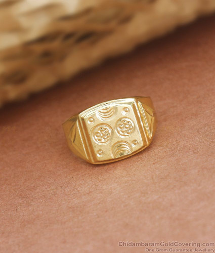 Golden Modern Mens Designer Brass Finger Rings, Weight: 5 Gm at Rs 350 in  Ahmedabad