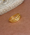 Plain Gold Ring Daily Wear Forming Design 2 Gram Jewelry FR1357