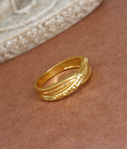 Fancy Traditional Gold and Diamond Finger Ring for Men