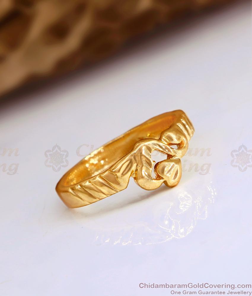 High Quality Heart Shaped Impon Finger Ring Light Weight Jewelry FR1514