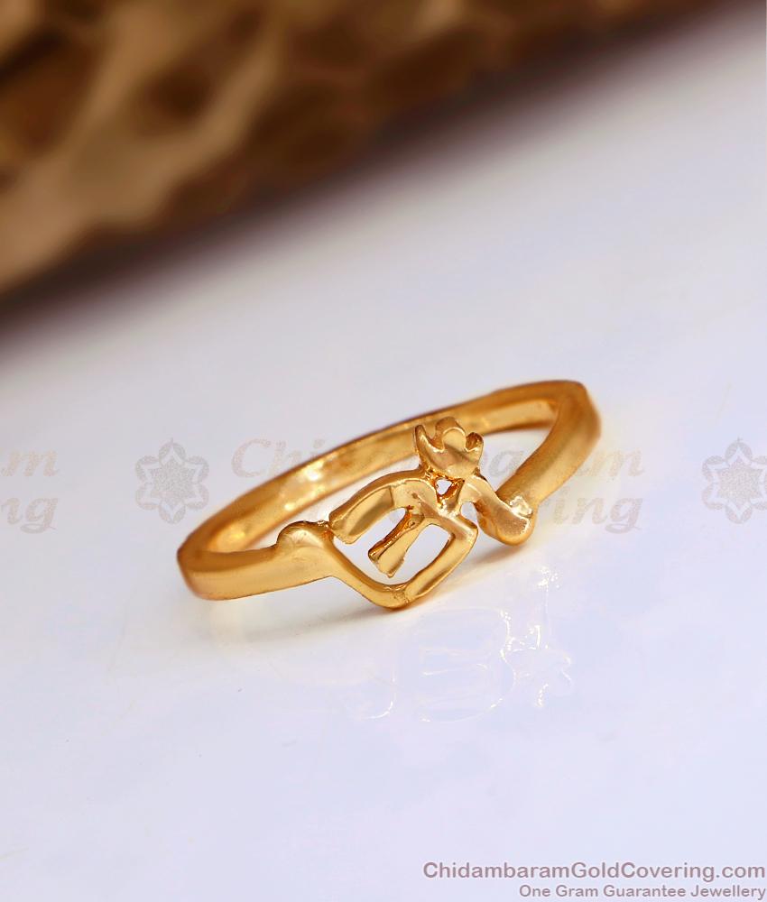 Traditional Om Symbol Impon Finger Ring At Affordable Price FR1515