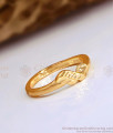 Simple Design Gold Imitation Finger Ring 5 Metal Jewellery For Women FR1521