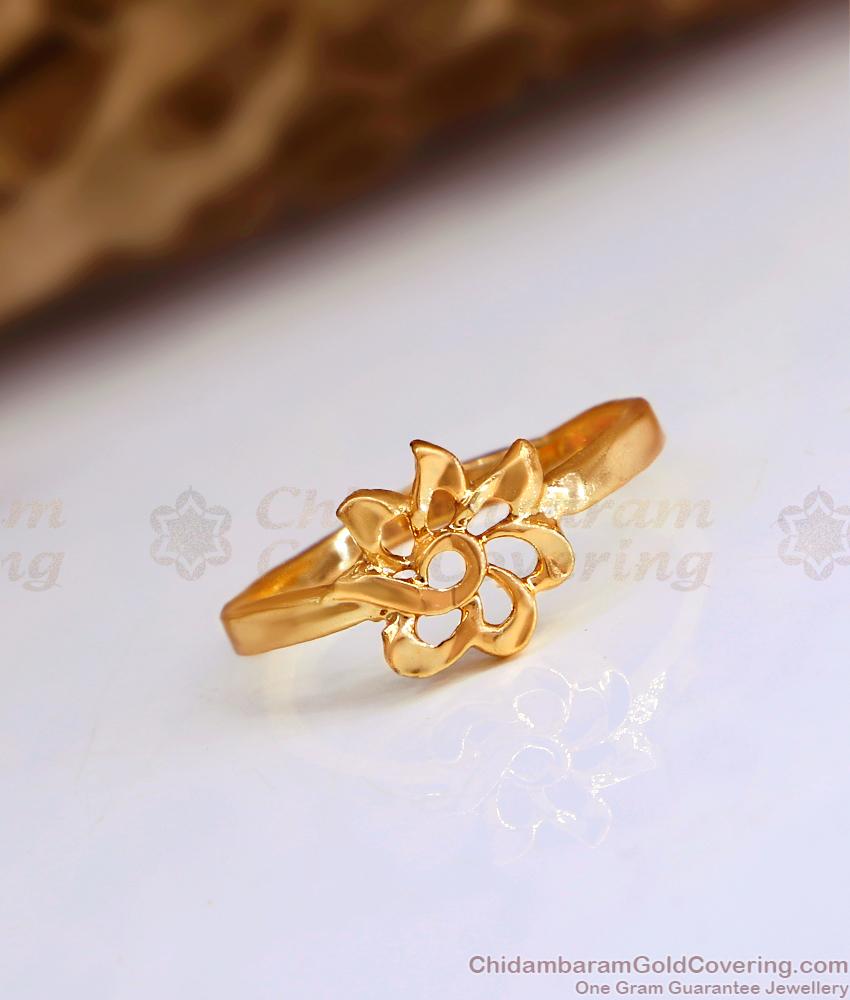 Pure Impon Ring 1 Gram Gold Plated Jewellery For Ladies FR1524