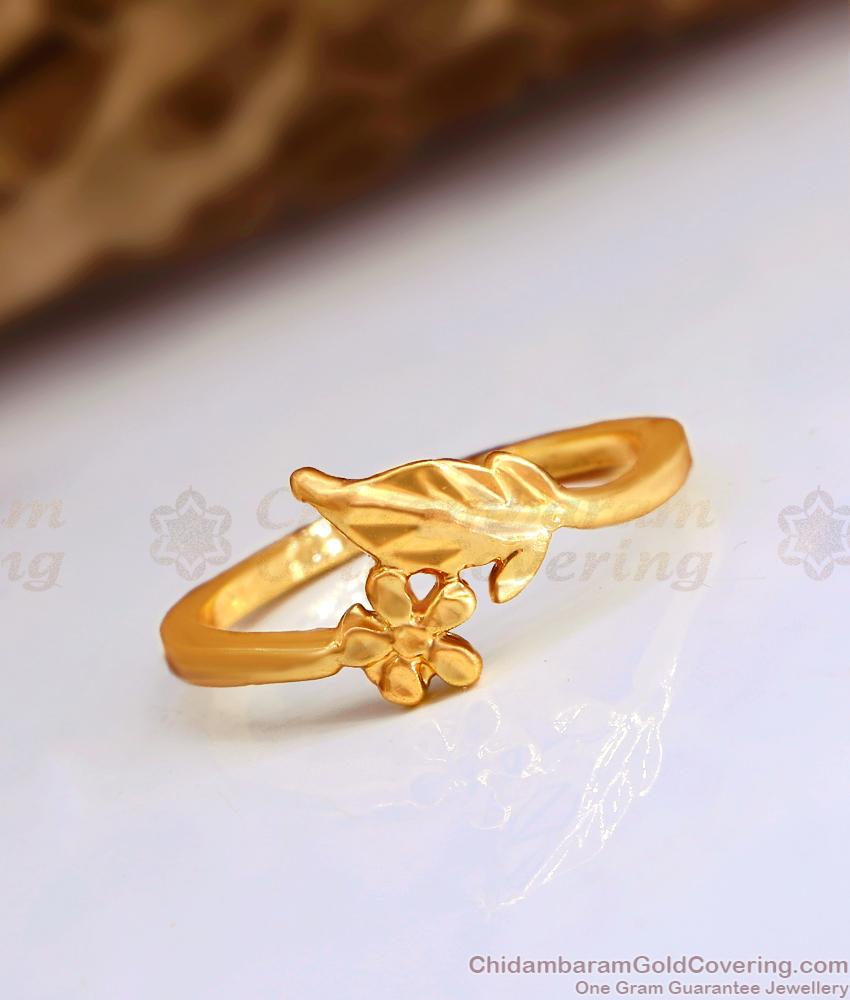 Latest Gold Tone Impon Finger Ring For Women FR1527