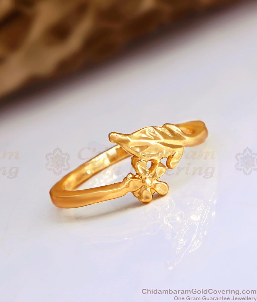 Latest Gold Tone Impon Finger Ring For Women FR1527