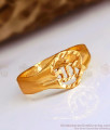 Om Design Impon Gold Finger Ring Unisex Designs Online FR1531