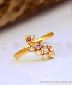 Premium Gati Stone Impon Gold Finger Ring Design For Women FR1542