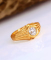 White Diamond Fashional Impon Finger Ring Daily Wear Design FR1556