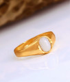 Lucky Pearl Stone Daily Wear Impon Finger Ring Pearl Jewellery FR1566