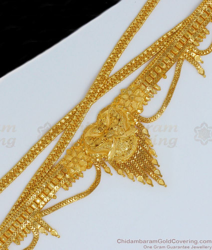 one gram gold hip chain