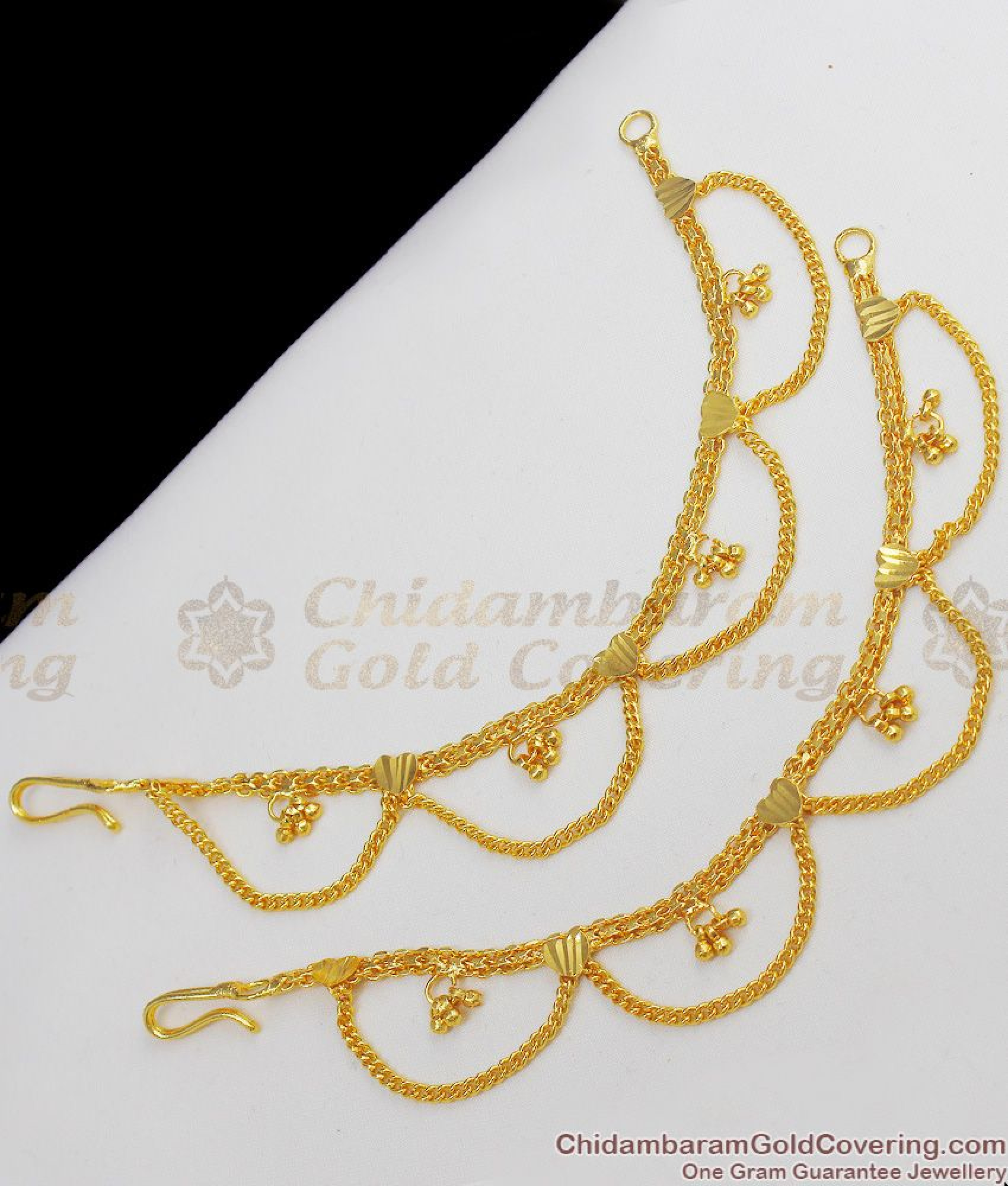 Delightful Bridal Wear Gold Inspired Maatal Hook Type Hair Ornament MATT32