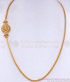 Traditional Lakshmi Motif Mugappu Thali Gold Chain MCH1325