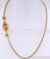 Traditional Matt Finish Gold Lakshmi Mugappu Ruby Pendant MCH1346