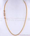 New Model Ruby Mugappu Gold Plated Chain For Regular Use MCH1350