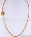 Beautiful White Diamond Mugappu Design Gold Imitation Chain MCH1358