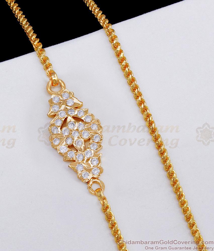 Buy Pure Impon 5 Metal Mugappu Chain Gold Plated Thali Chain MCH1439