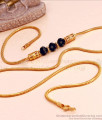 Traditional Black Stone Evil Eye Thali Chain For Women MCH1447