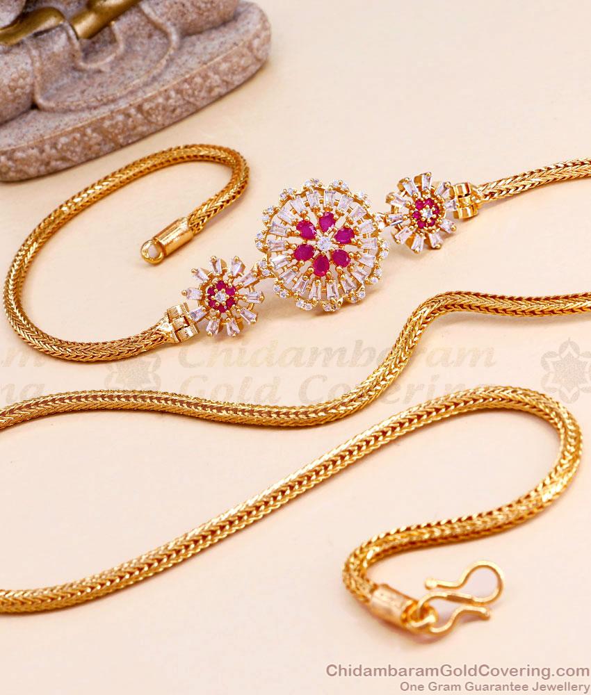 Buy Beautiful Diamond Mugappu Chain For Married Women MCH1450